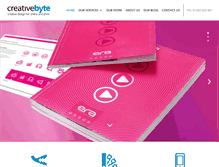 Tablet Screenshot of creativebyte.co.uk